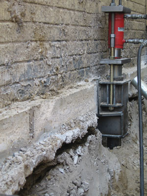 Commercial Push Pier Installation in Passaic