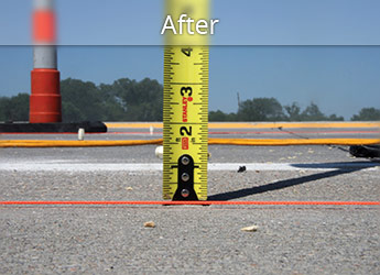 After leveling Edison roadway with PolyLevel®